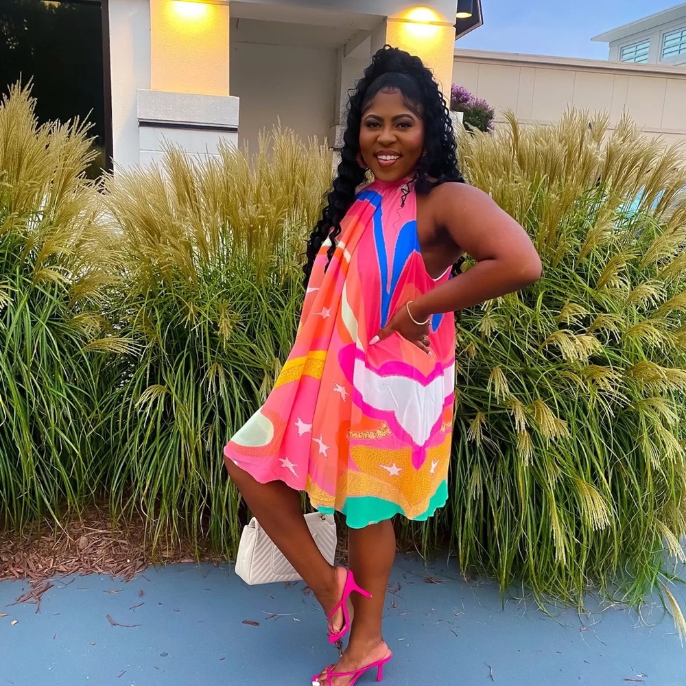 Reddresss Boutique Back tie dress.